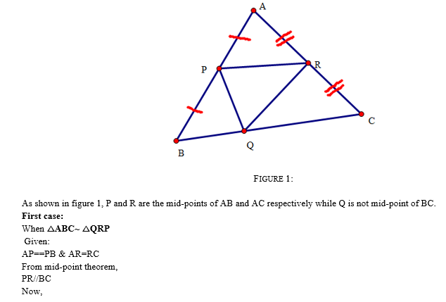 Conditions for Inscribed Triangle to Be Similar to Given Triangle