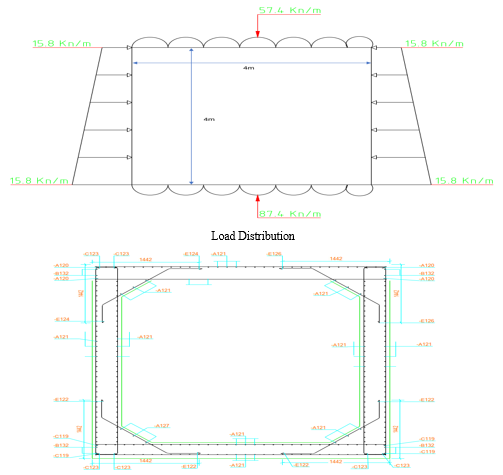 Unicellular box culvert (section) in AutoCAD | CAD (677.03 KB) | Bibliocad