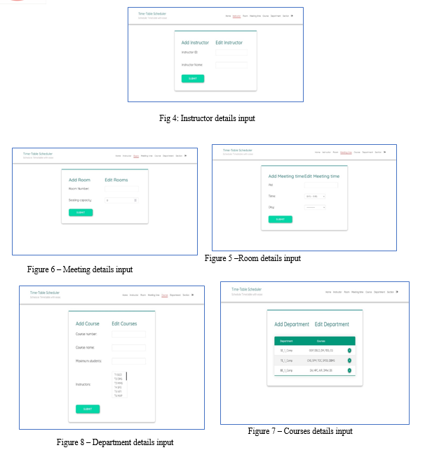 Automatic Timetable Generator