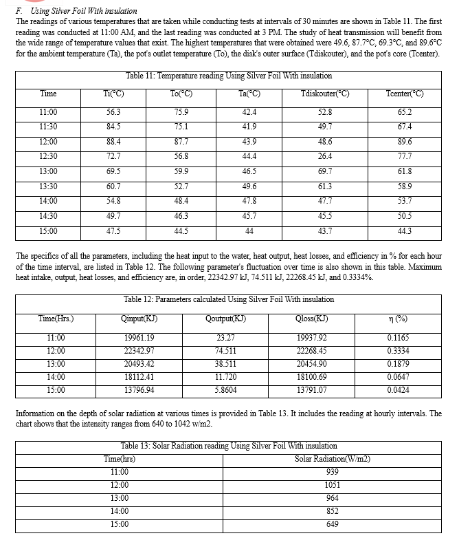 Performance and Evaluation of Parabolic Solar Concentrator by Using ...